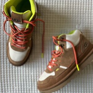 UGG Brown and White boots